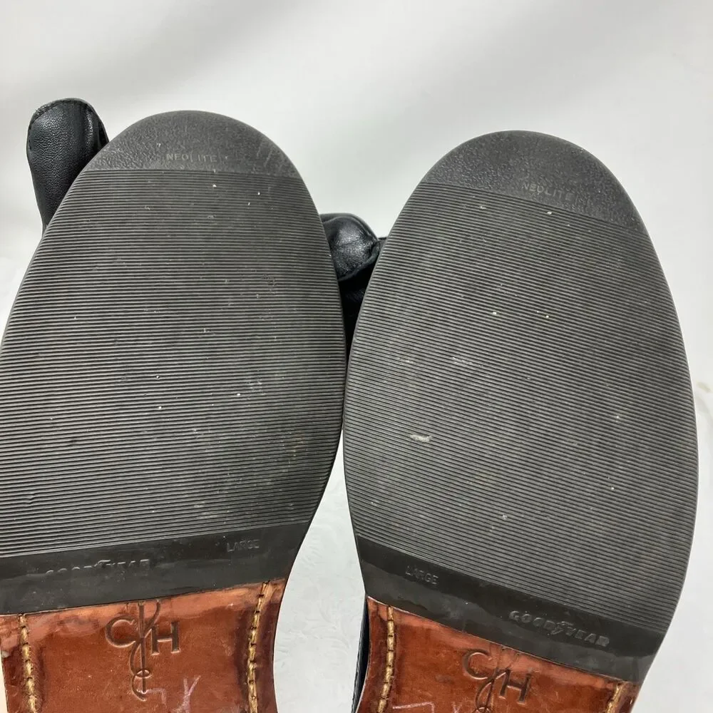 Cole Haan Wingtip Brogue Derby Blue Suede Leather Mens 9 M Special Order
